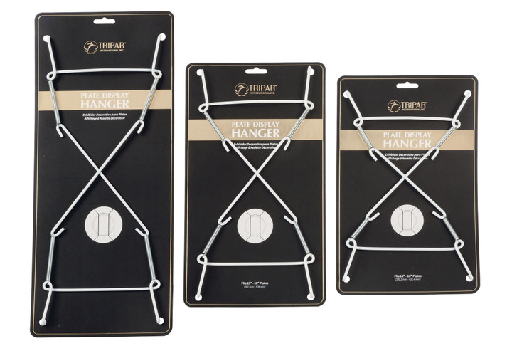 White Vinyl Super Plate Wire Hanger – Fits 19" to 24"