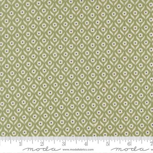 True Love Fern Geometric Floral Cotton Fabric