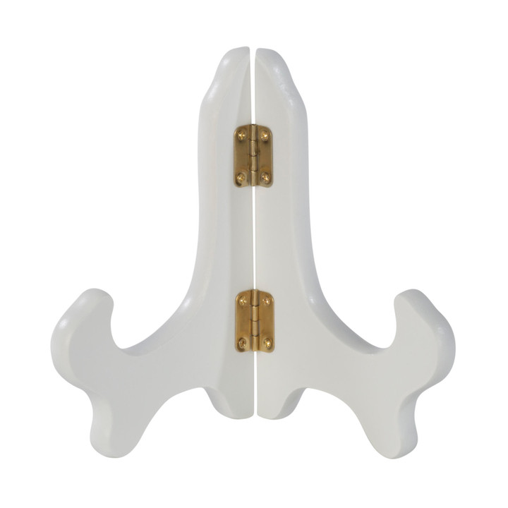 5" White Premium Wood Stand