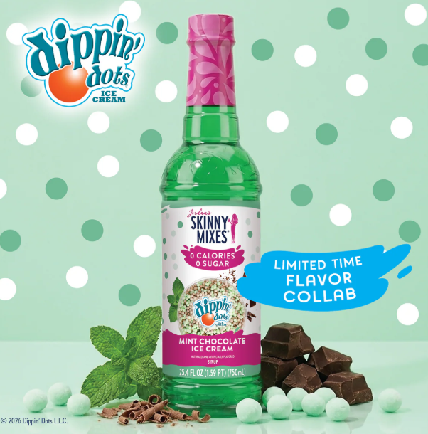 Sugar Free Dippin' Dots Mint Chocolate Ice Cream Syrup