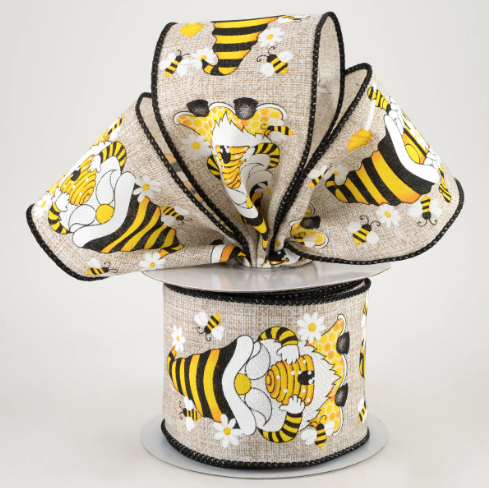 BEEHIVE GNOME RIBBON 2.5"
