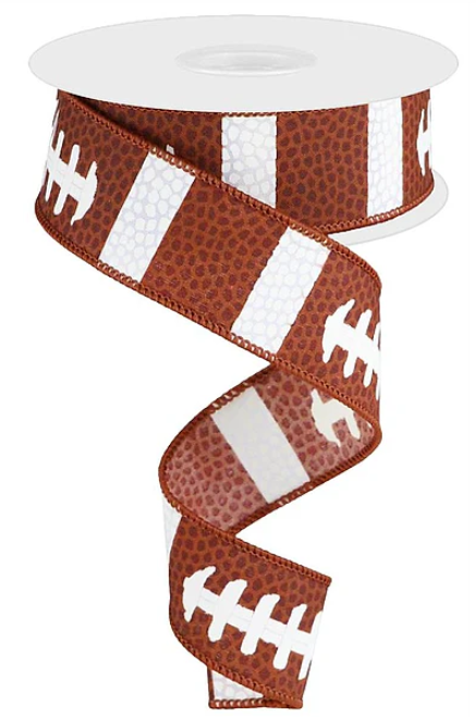 Football Ribbon 1.5"