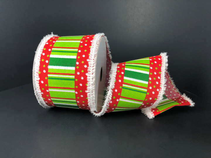 Whimsical Christmas Ribbon 2.5"