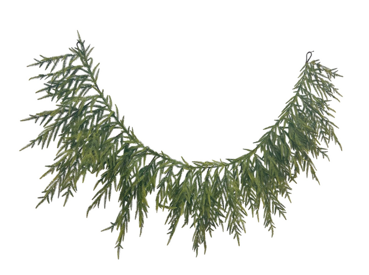 6' Norfolk Pine (Soft Touch) Dripping Garland