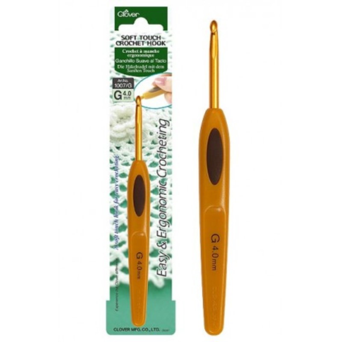 Clover Soft Touch Ergonomic Crochet Hook - Size I (5.5mm)