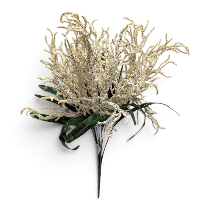 Cream Foam Floral Filler Bush