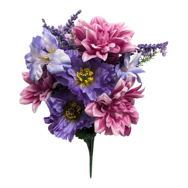 Shades of Purple Dahlia Poppy Bush
