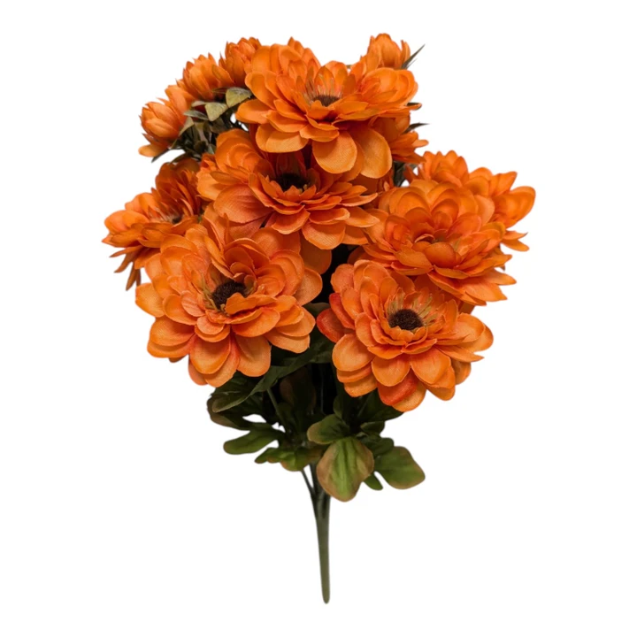 Orange Zinnia Bush