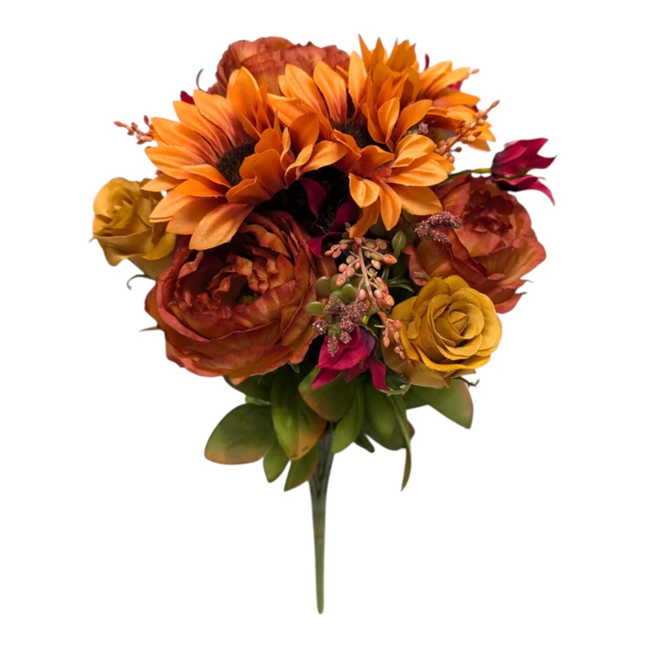 Autumn Harvest Sunflower Peony Rose Bush