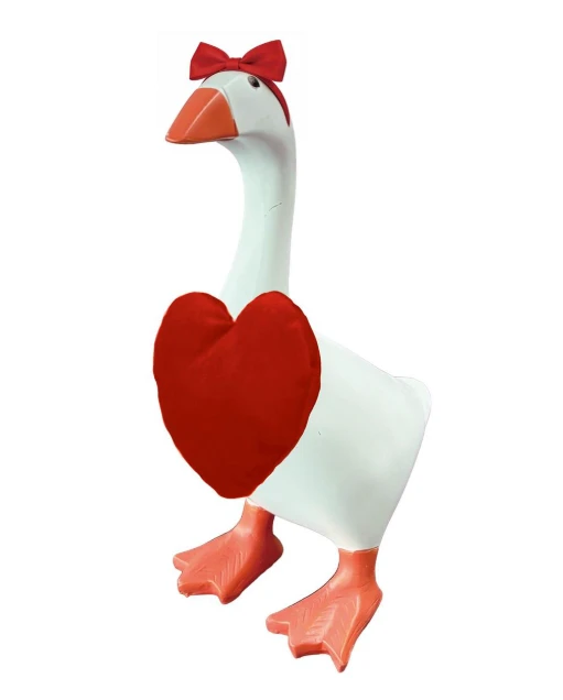 Gordy the Goose Valentine's Day Fabric Outfit Set (Tabletop)