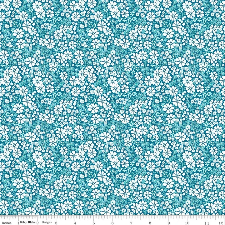 Chasing Rainbows Paradise Floral Print Cotton Fabric