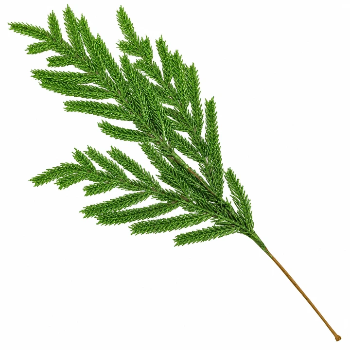 GLITTERED PINE SPRAY