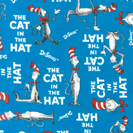 Dr. Seuss The Cat in the Hat Cotton Fabric – Celebration