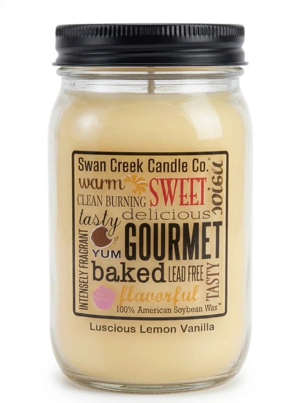 Luscious Lemon Vanilla 24 oz. Jar Candle