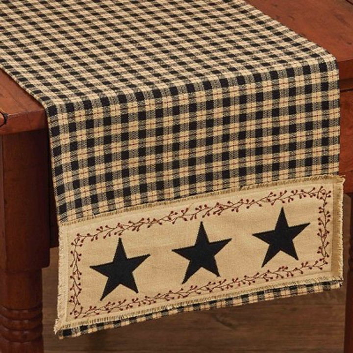 Star Patch Table Runner - 36"L