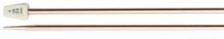 Susan Bates Silvalume Single Point Knitting Needles 10" Size 4 - Salmon