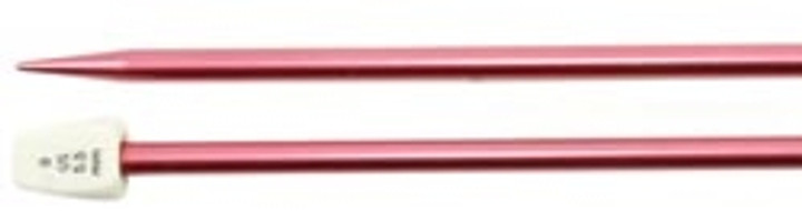 Susan Bates Silvalume Single Point Knitting Needles 10" Size 9 - Red