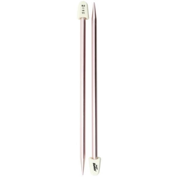 Susan Bates Silvalume Single Point Knitting Needles 10"-Size: 11/8mm