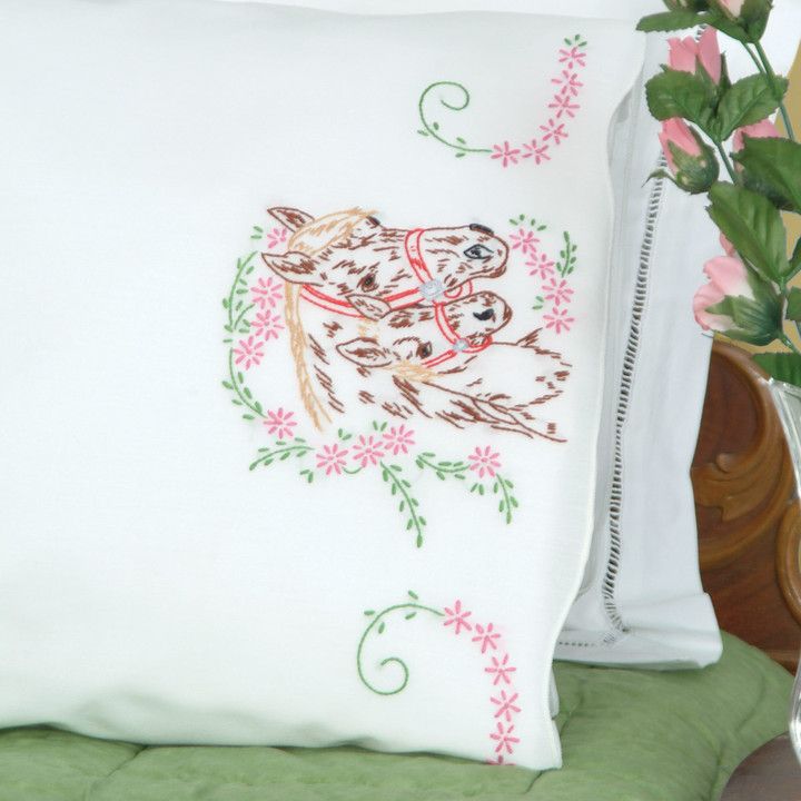 Mare & Colt Perle Edge Pillowcases