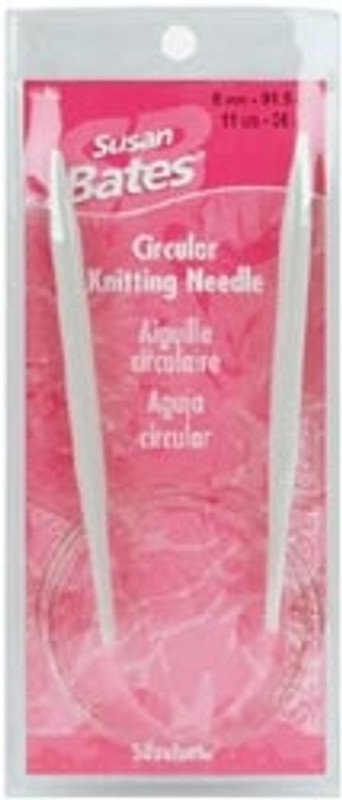 Silvalume Circular Knitting Needle- 36"- Size 11