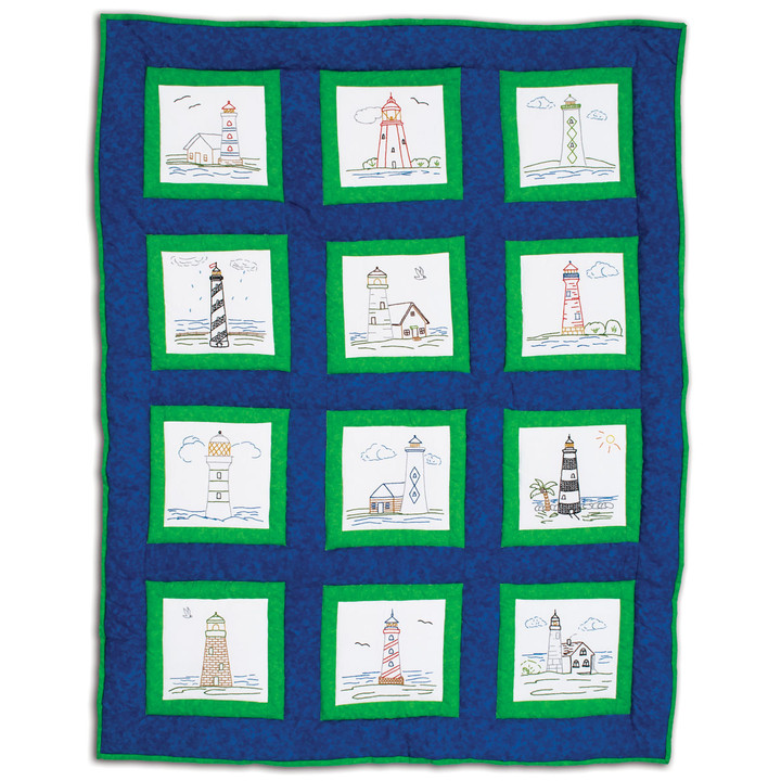 Lighthouses Theme Quilt Blocks