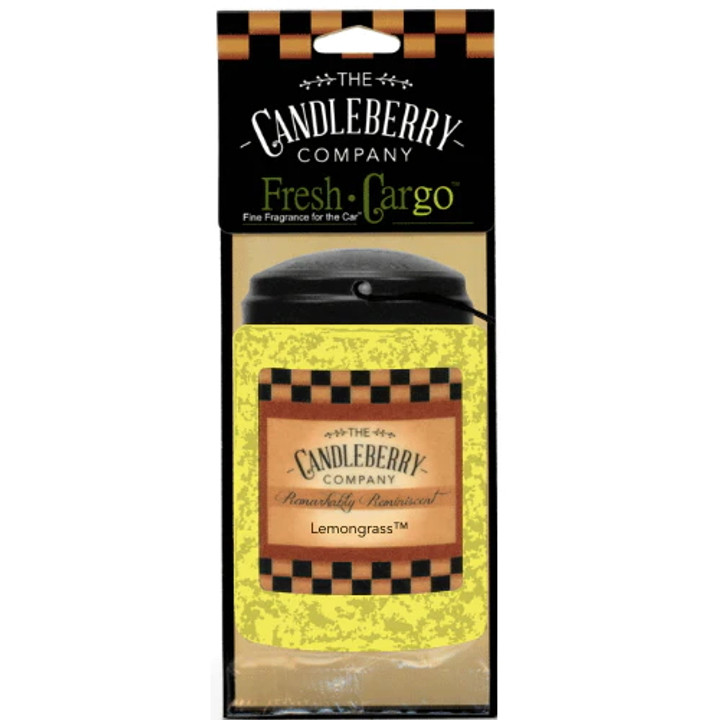 Lemongrass - Car Air Freshener - Candleberry Co.