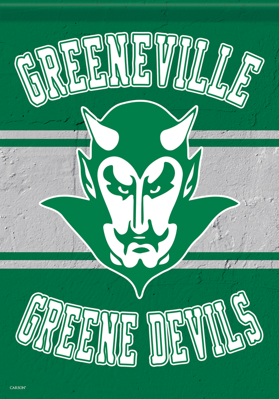 Greenville Green Devils Garden Flag