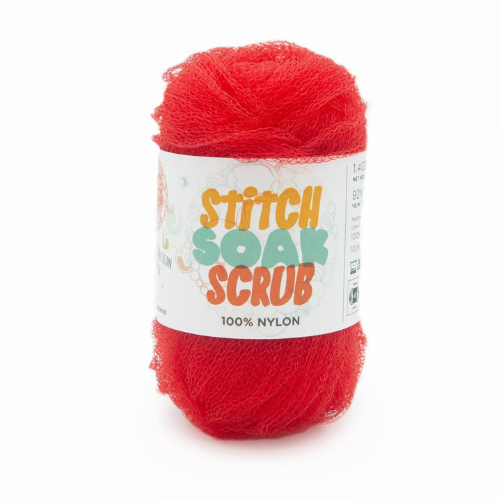 Stitch Soak Scrub Yarn - Poppy Red