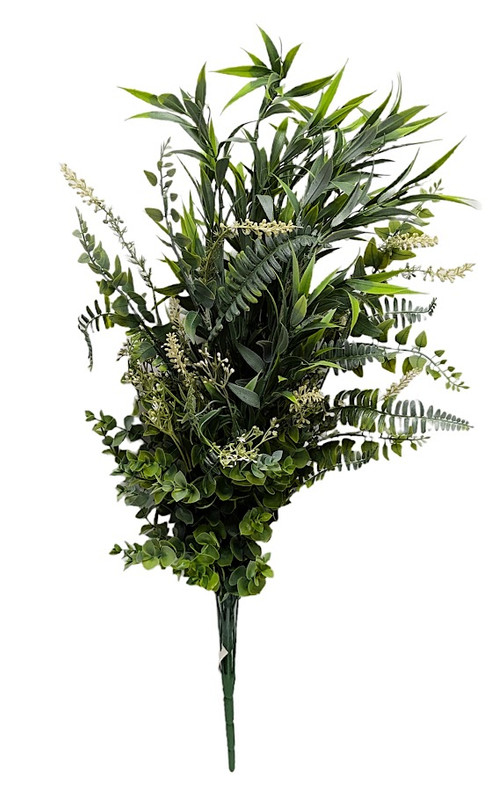 32" Artificial Mixed Greenery Bush