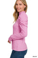Romantic Mauve Puff Sleeve Top