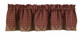 Sturbridge Point Lined Valance - Wine