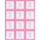 Hope Ribbon 9" Quilt Blocks