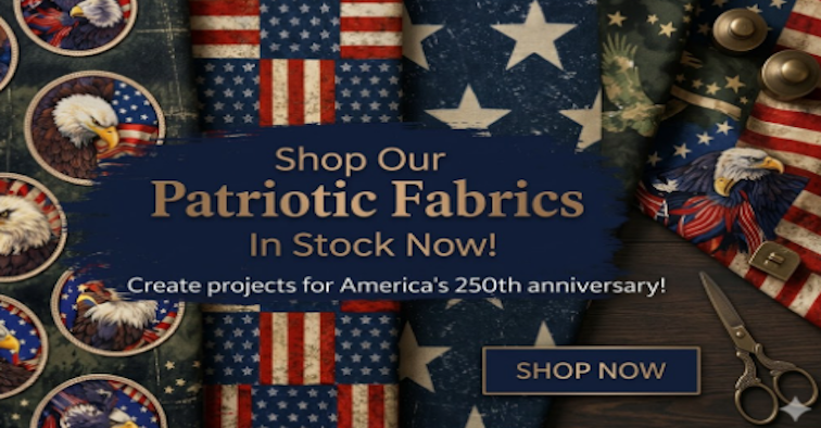 Fabric for the 250th Anniversary of America!!