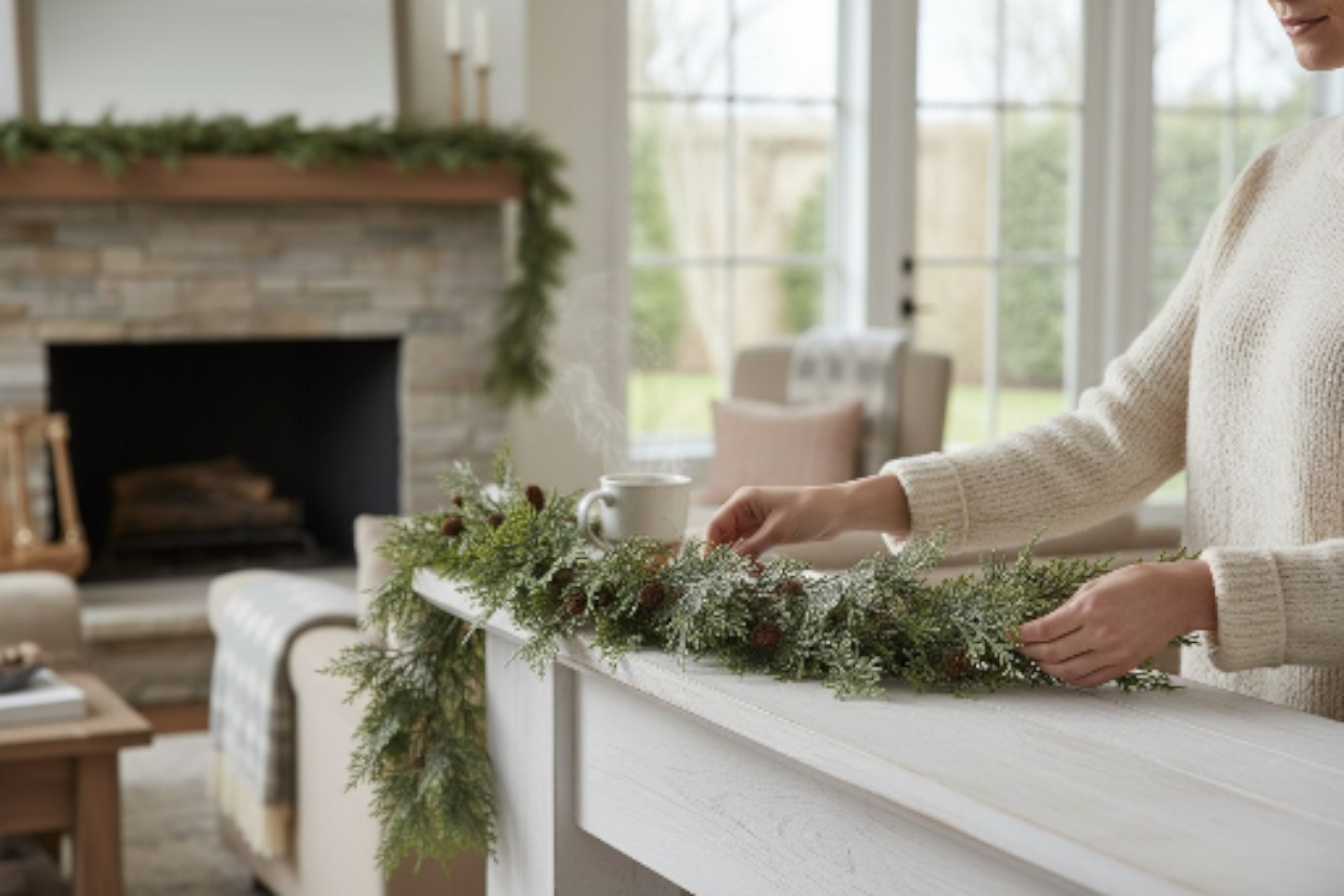 Holiday Garlands & Wreaths: 25% Off in Cart!