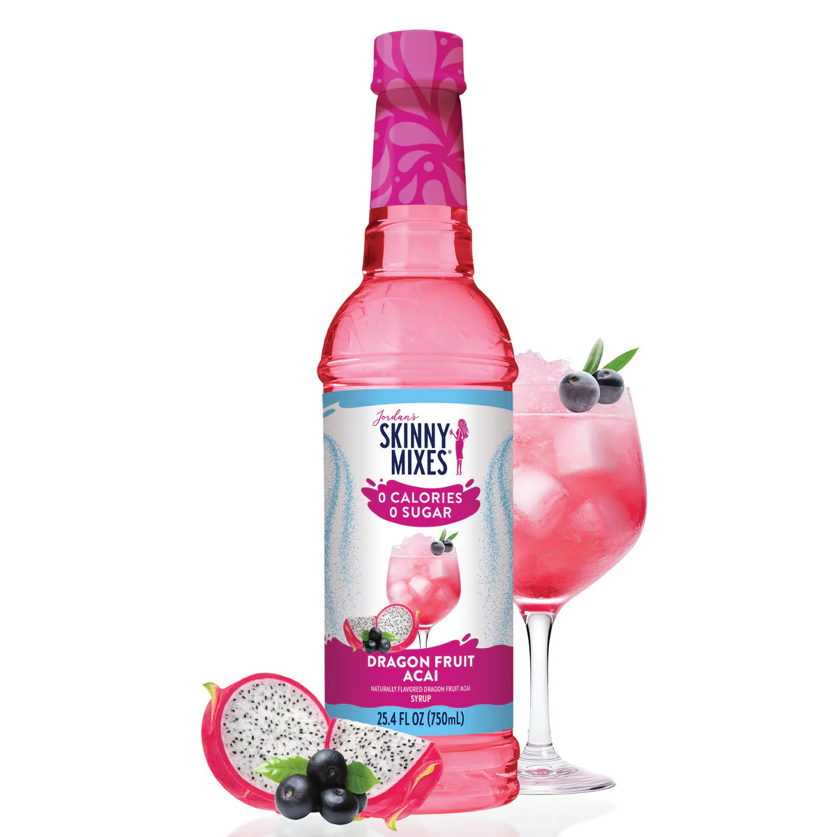 Sugar Free Dragon Fruit Acai Syrup - Ben Franklin Online