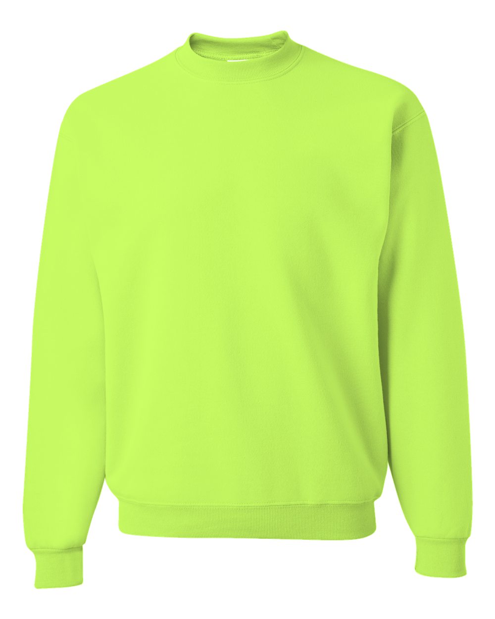 Jerzees - Felpa in pile NuBlend® 50/50 da 226,8 g Verde di sicurezza. XL