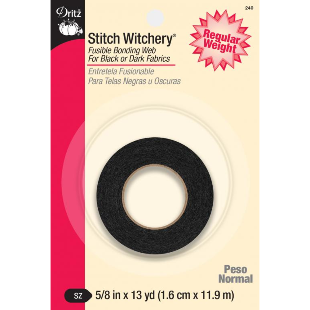 Dritz Stitch Witchery Bonding Web, Super Weight, 5/8 x 13 yd