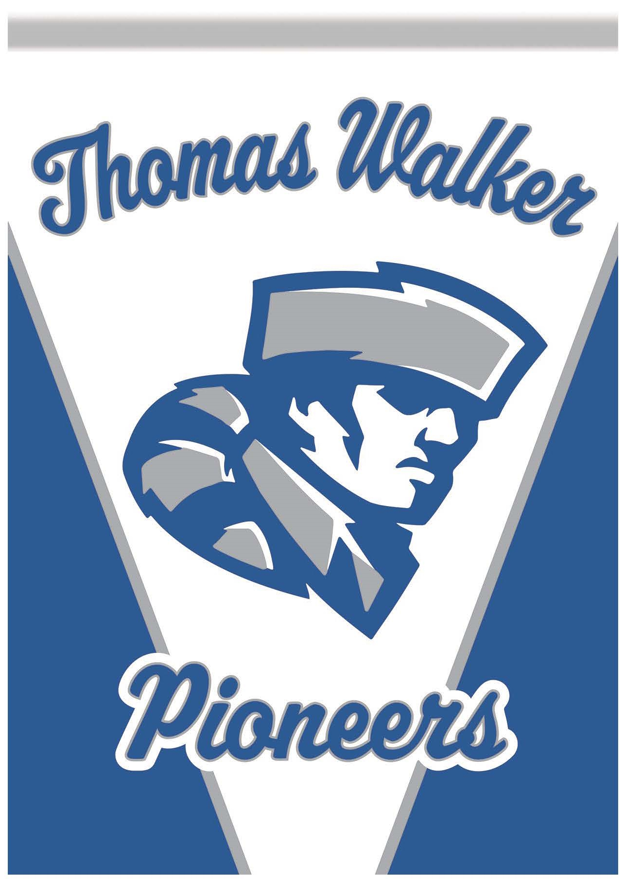 Thomas Walker Pioneers Garden Flag