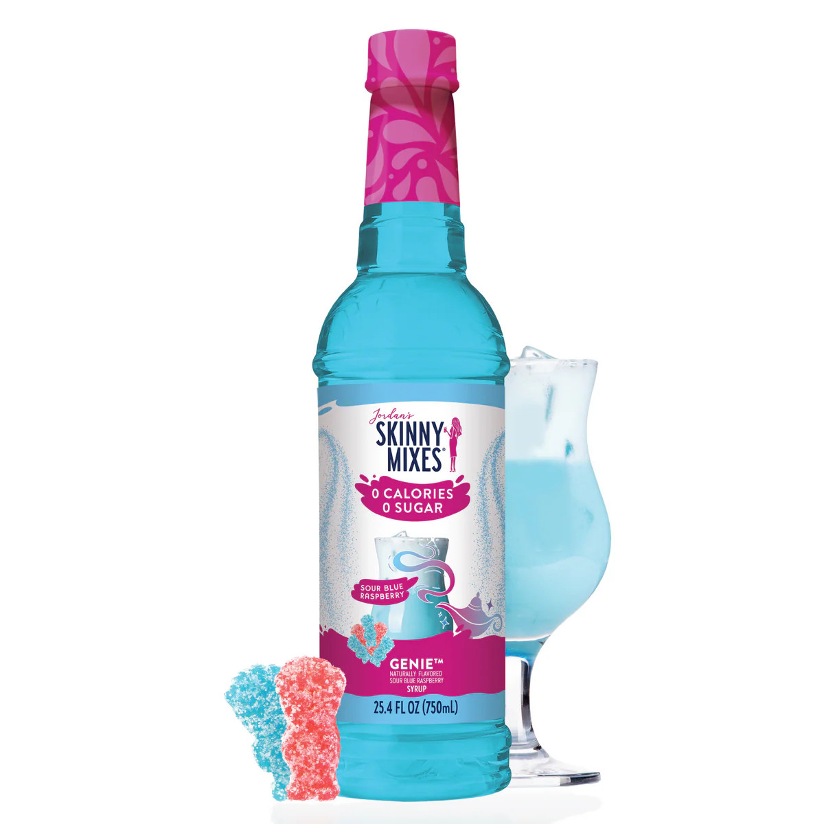 Sugar Free Genie Syrup (Sour Blue Raspberry) - Ben Franklin Online