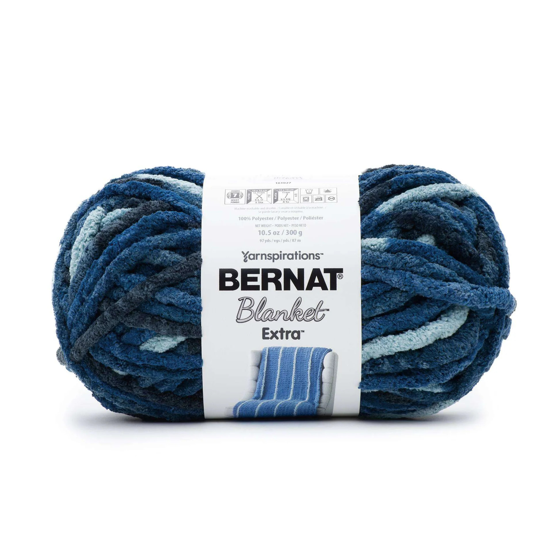 Bernat Blanket Extra Gomitoli Teal Dreams – 2x300g (10.5 Oz) – Filato Jumbo 100% Poliestere Per Maglia/Uncinetto