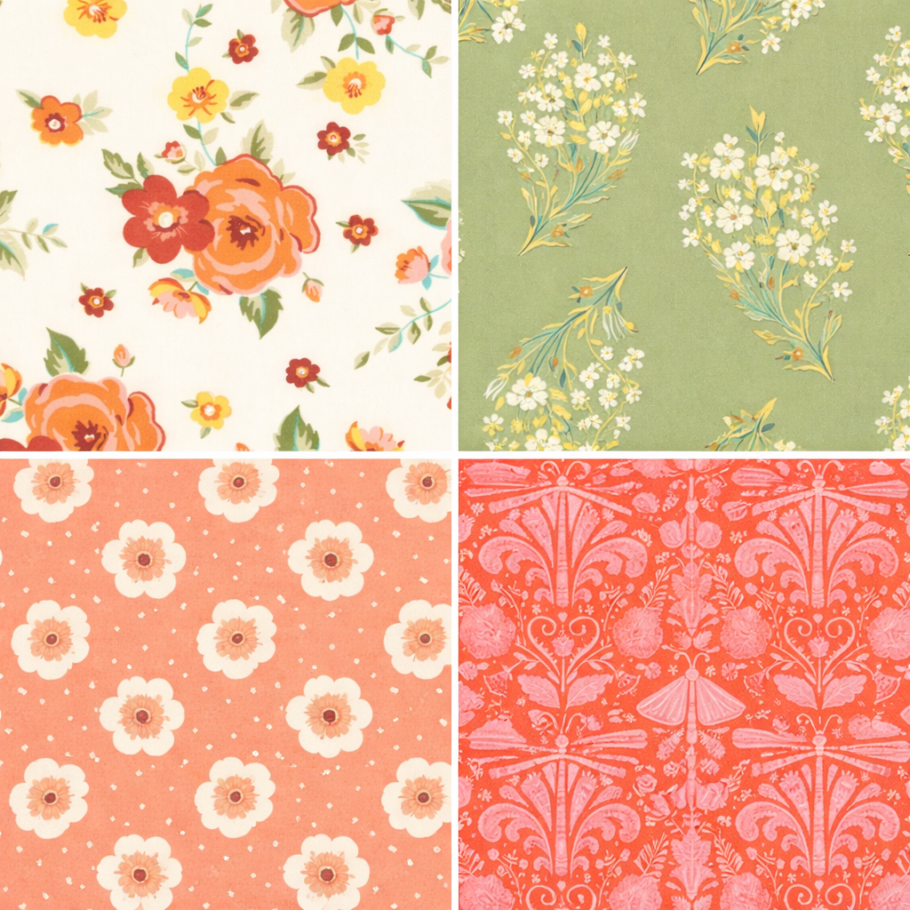 Peach Cobbler by Lily Ashbury for Riley Blake