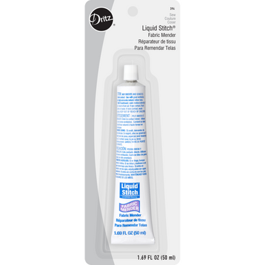 Dritz Liquid Stitch Fabric Mender 1.69-Fluid Ounce Clear 1.69-Fluid Ounce  Fabric Mender Liquid Stitch Liquid Stitch