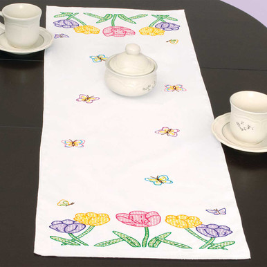 Crafts & Hobbies - Needlework - Embroidery - Home Projects - Table Runners/ Scarves - Ben Franklin Online