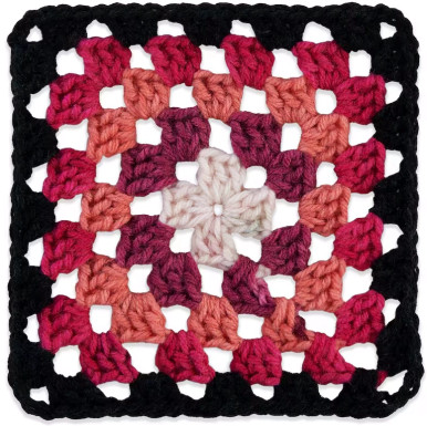 Red Heart® All in One™ Granny Square™ Yarn - Carnation Code - Ben
