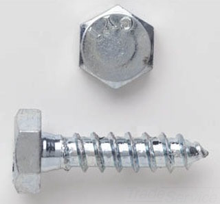 HPE15034 5/16X2-1/2 HEX LAG BOLT 100