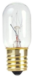 0372100 WES 15W T7 INCANDESCENT CLEAR E17 (INTERMEDIATE) BASE, 120