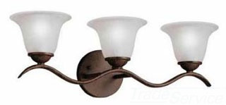 6323TZ KICHLER DOVER 3 LIGHT VANITY LIGHT IN TANNERY BRONZE