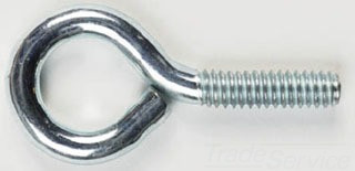 14X6EB PEC 1/4 X 6 TURNED EYE BOLT WITH NUT ZC 50