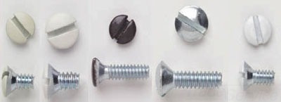 02535 6-32X1/2 BROWN WALLPLATE SCREW 100