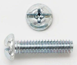 14X38RHCMSZJ PEC 1/4-20 X 3/8 ROUND HEAD M/S ZINC - COMBO 100